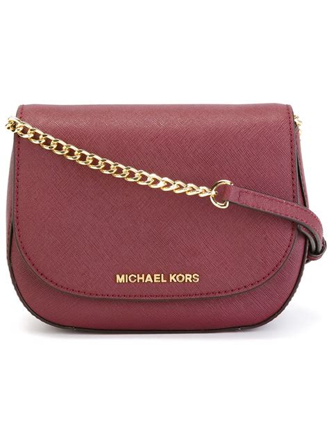 silver michael kors pink crossbody bag|Michael Kors Crossbody thick strap.